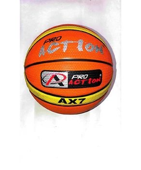 Мяч баскетбольный резиновый №7 Pro Action  AC7690