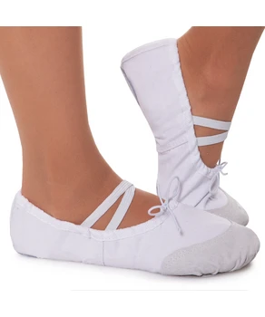 Papuci de balet alb U0006