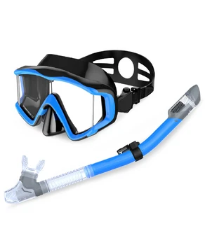 Set mască de înot cu tub Waspo Set snorkeling DMV71