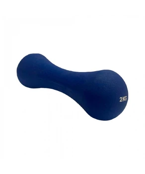 Gantere în formă de os cu acoperire din neopren, 1x2,0 kg C802