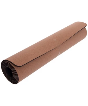 Коврик для йоги ( Каучук + Бамбук) 3мм 841203