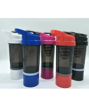 Shaker cu 2 camere (500+100 ml) cu  tel și plasă 88412