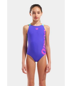 купальник (детск.) arena GRAPHIC SWIMSUIT V BACK JR 010407