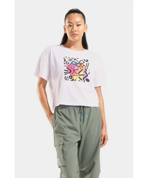 Tricou arena GRAFFITI CROP TEE 010975