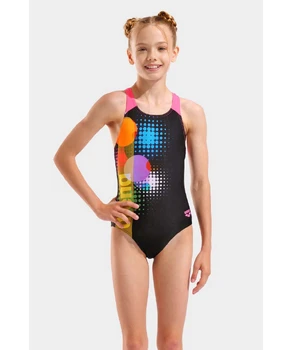 Costum Baie Fete arena DOTS SWIMSUIT SWIM PRO BACK JR 006676