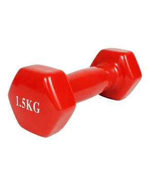 Gantere cu acoperire de vinil (1х1,5 kg)  A8015