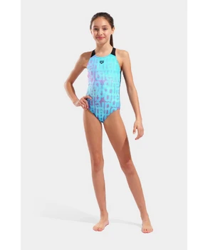 Costum Baie Fete arena MULTI COLOURS SWIMSUIT V BACK JR 009007