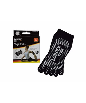 Носки для йоги и танцев с пальцами LX185
